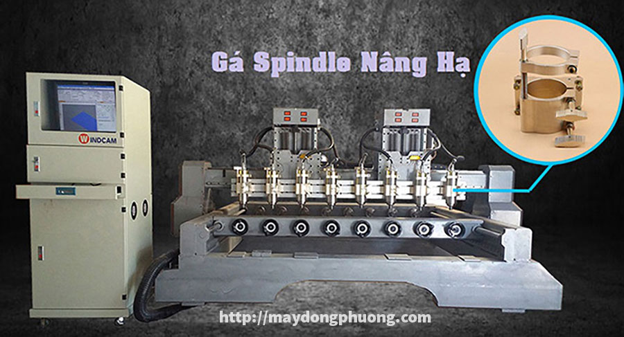 Gá Spindle nâng hạ máy CNC giá rẻ
