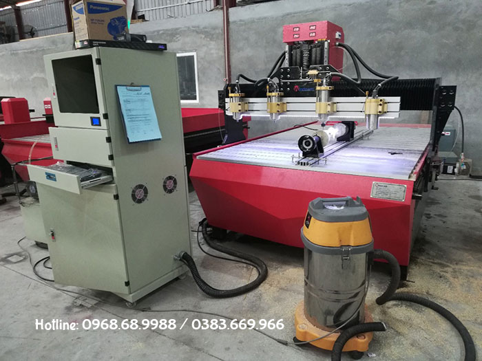 Máy cnc khắc gỗ 4 mũi