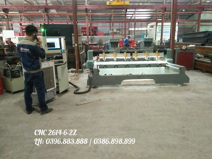 Máy đục tượng cnc 6 mũi