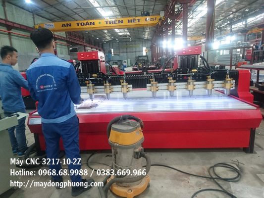 máy cnc đục gỗ nhiều đầu giá rẻ 