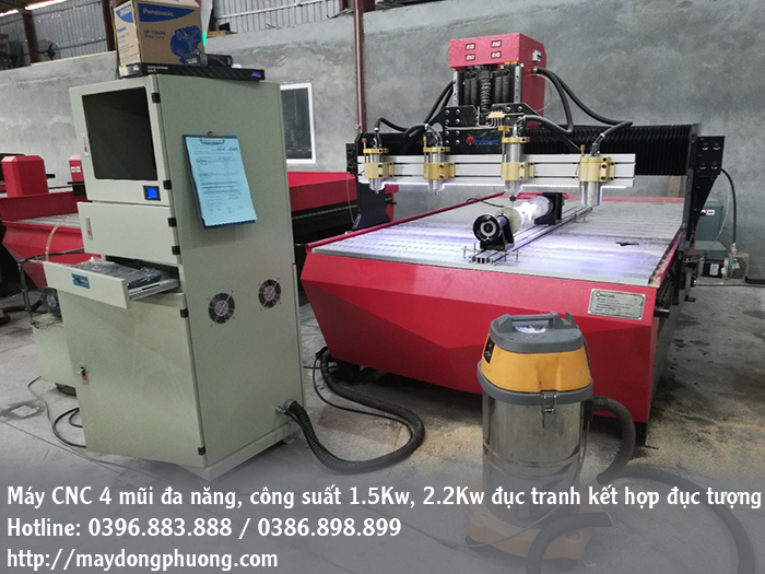 máy cnc 4 đầu Đông Phương