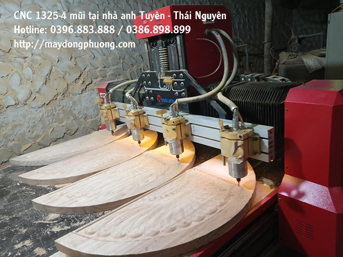 Máy cnc 4 đầu