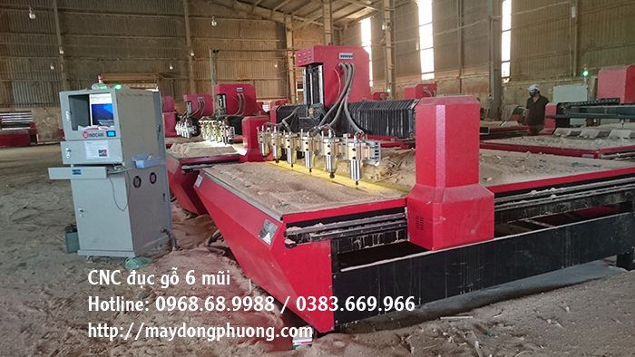 máy khắc cnc 6 mũi