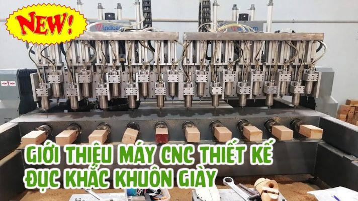 máy cnc thiết kế đục khuôn giày 